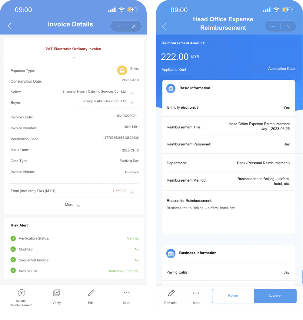 Intelligent Reimbursement